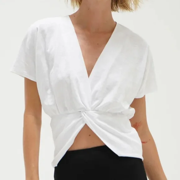 LNA White Cotton Top - Picture 1 of 3